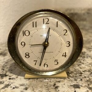 Vintage Westclox Baby‎ Ben Alarm Clock 3.5" x 3.5" Made In USA